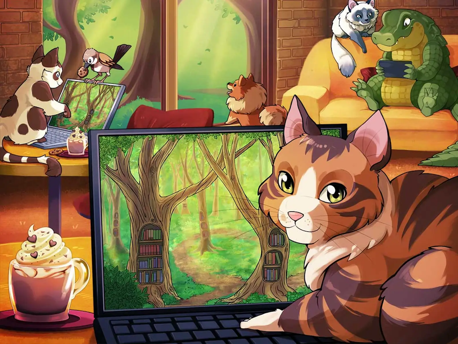 Bookwood, an interactive fiction platform built in Unity
