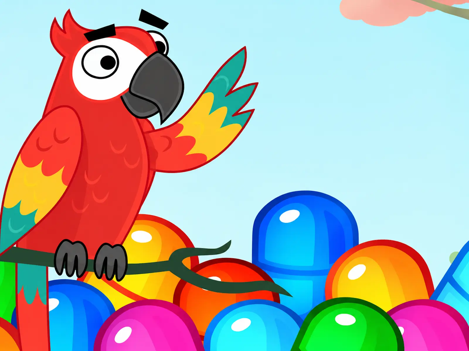 Word Fun World, a 2D mobile English-learning game for young children